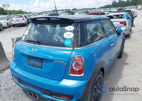 2013 Mini Hardtop Cooper S z USA, uszkodzony, nr VIN WMWSV3C57DT390714